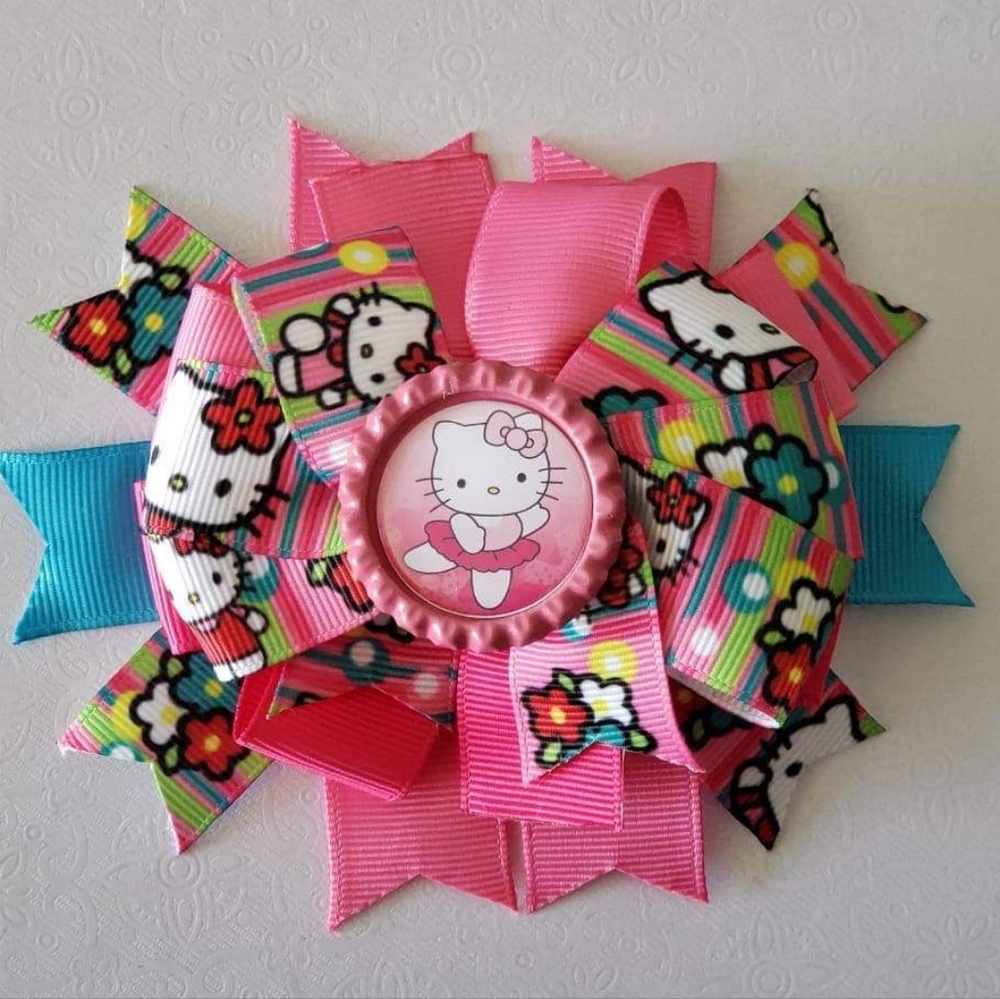 Hello Kitty Inspired hairbow